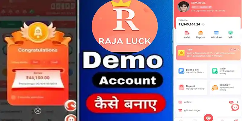 How to Create a Raja Luck Demo Account?